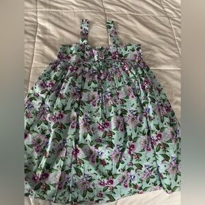 Janie and Jack Floral Sun Dress in Blue and Purple